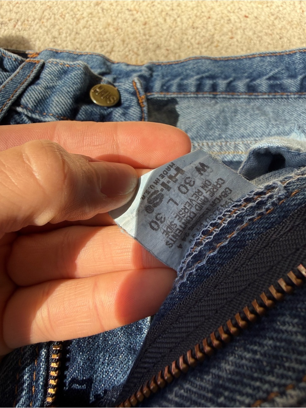 Vintage “his” jeans